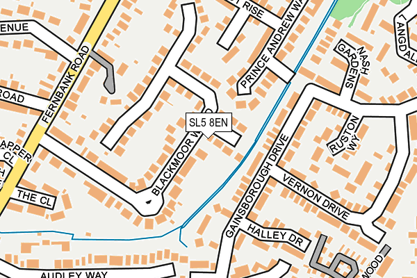 SL5 8EN map - OS OpenMap – Local (Ordnance Survey)