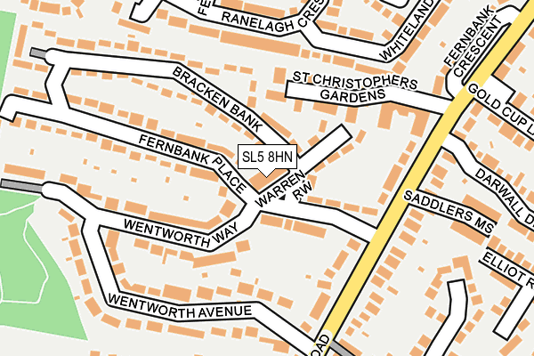 Map of ASCOT HOT FOOD UK LTD at local scale