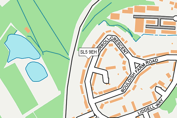 SL5 9EH map - OS OpenMap – Local (Ordnance Survey)