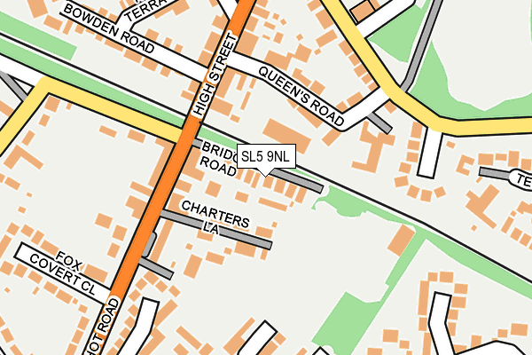 SL5 9NL map - OS OpenMap – Local (Ordnance Survey)