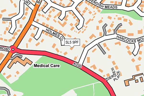 Map of ASCOT GARDEN SERVICES LIMITED at local scale