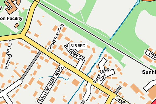 SL5 9RD map - OS OpenMap – Local (Ordnance Survey)