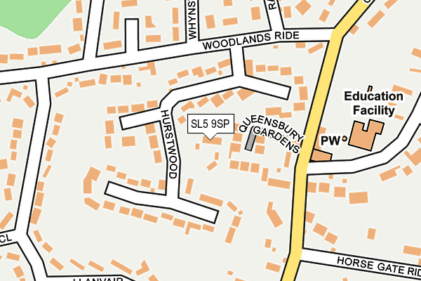 Map of THE FOUR WINDS PARTNERSHIP LIMITED at local scale