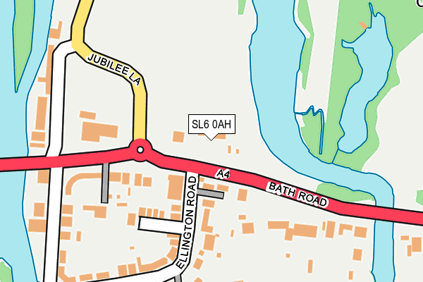 SL6 0AH map - OS OpenMap – Local (Ordnance Survey)