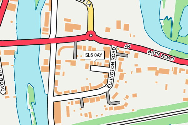 SL6 0AY map - OS OpenMap – Local (Ordnance Survey)