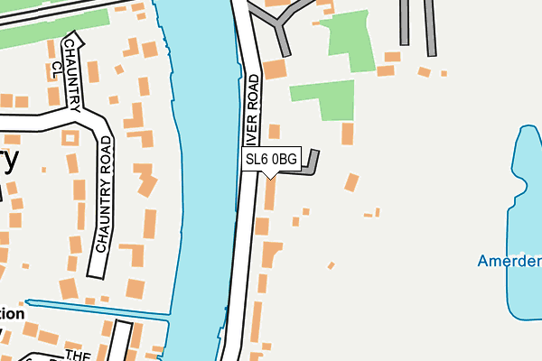 SL6 0BG map - OS OpenMap – Local (Ordnance Survey)