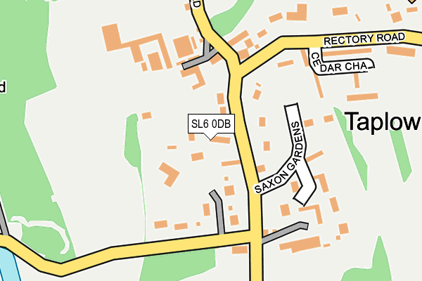 SL6 0DB map - OS OpenMap – Local (Ordnance Survey)