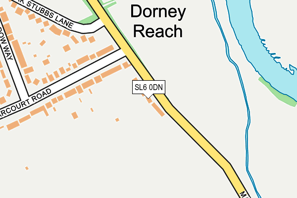 SL6 0DN map - OS OpenMap – Local (Ordnance Survey)