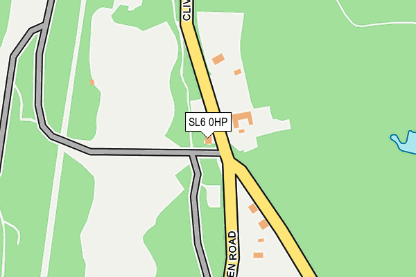 SL6 0HP map - OS OpenMap – Local (Ordnance Survey)