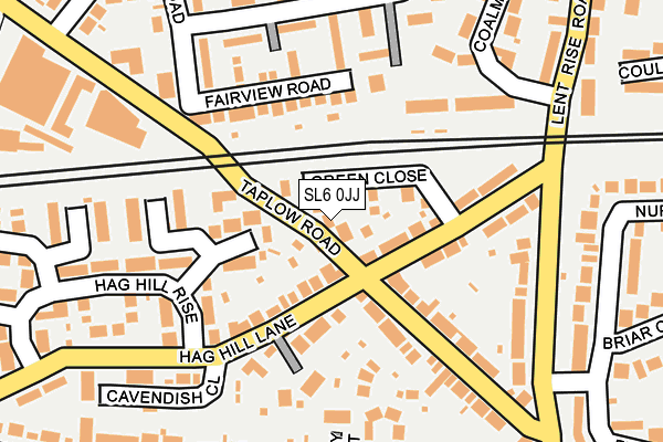 SL6 0JJ map - OS OpenMap – Local (Ordnance Survey)