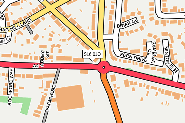 Map of SJL DRIVEWAYS LIMITED at local scale