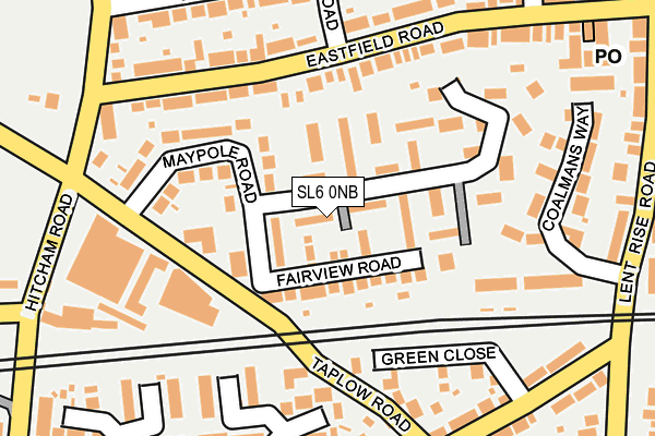 SL6 0NB map - OS OpenMap – Local (Ordnance Survey)