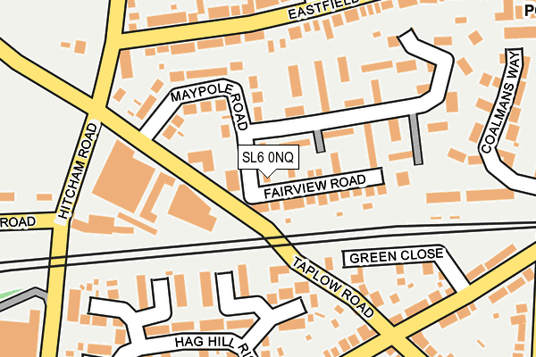 SL6 0NQ map - OS OpenMap – Local (Ordnance Survey)