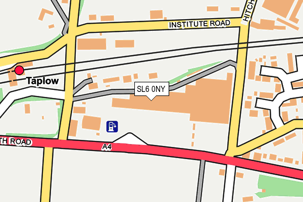 SL6 0NY map - OS OpenMap – Local (Ordnance Survey)