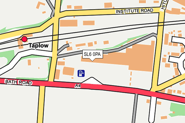 SL6 0PA map - OS OpenMap – Local (Ordnance Survey)