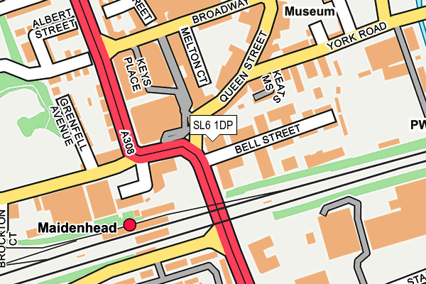 SL6 1DP map - OS OpenMap – Local (Ordnance Survey)