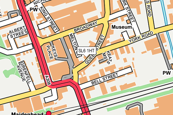 SL6 1HT map - OS OpenMap – Local (Ordnance Survey)