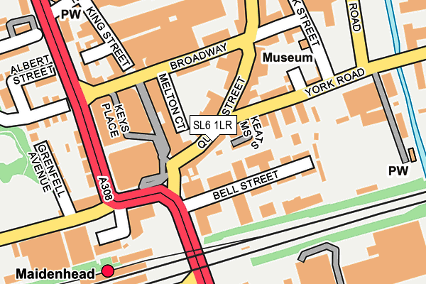 SL6 1LR map - OS OpenMap – Local (Ordnance Survey)