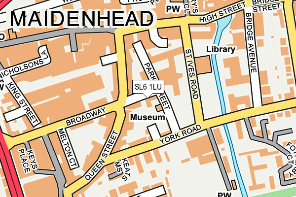 Map of SPENCERWEBB LTD at local scale