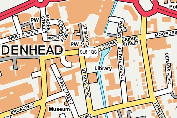 SL6 1QS map - OS OpenMap – Local (Ordnance Survey)