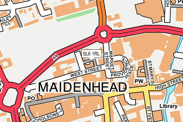 SL6 1RL map - OS OpenMap – Local (Ordnance Survey)