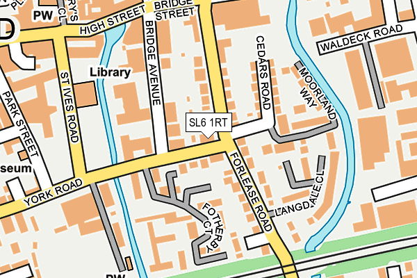 SL6 1RT map - OS OpenMap – Local (Ordnance Survey)