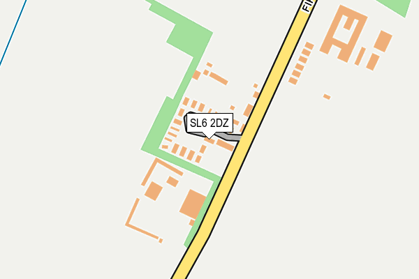 SL6 2DZ map - OS OpenMap – Local (Ordnance Survey)