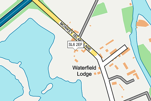 SL6 2EF map - OS OpenMap – Local (Ordnance Survey)