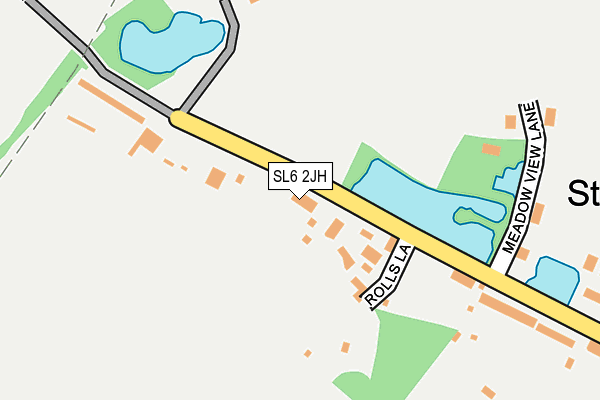 SL6 2JH map - OS OpenMap – Local (Ordnance Survey)