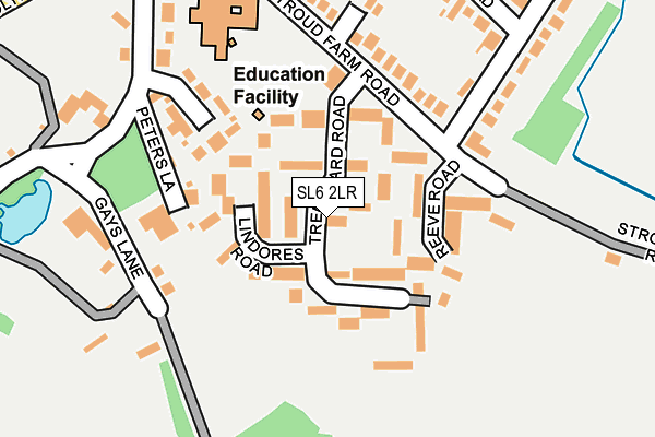 SL6 2LR map - OS OpenMap – Local (Ordnance Survey)