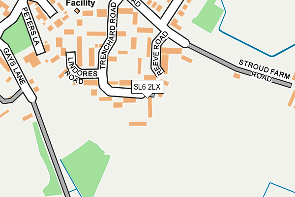 SL6 2LX map - OS OpenMap – Local (Ordnance Survey)