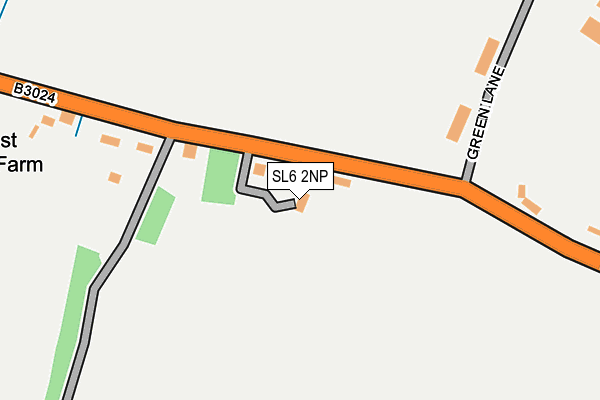 SL6 2NP map - OS OpenMap – Local (Ordnance Survey)
