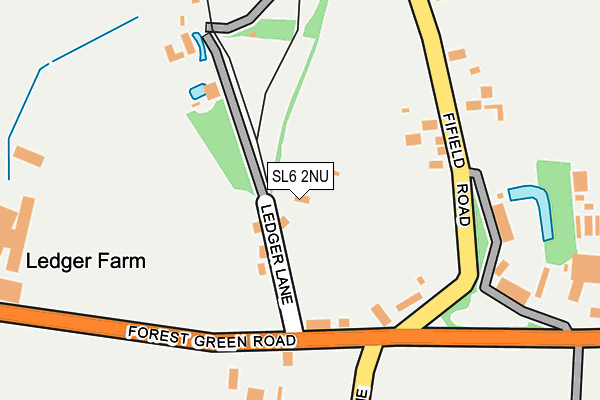 SL6 2NU map - OS OpenMap – Local (Ordnance Survey)