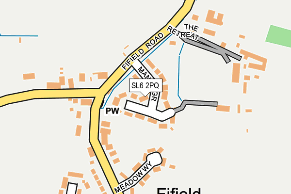 SL6 2PQ map - OS OpenMap – Local (Ordnance Survey)