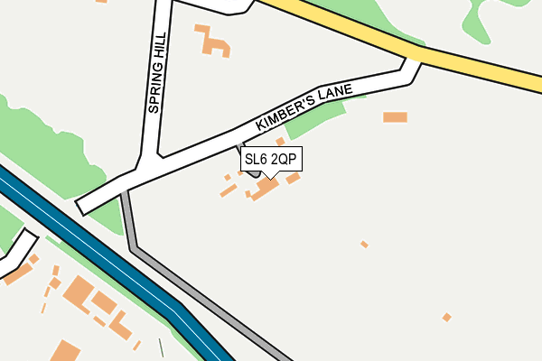 SL6 2QP map - OS OpenMap – Local (Ordnance Survey)