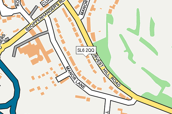 SL6 2QQ map - OS OpenMap – Local (Ordnance Survey)