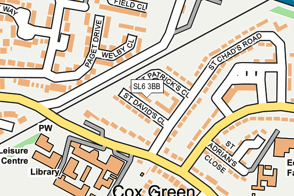 SL6 3BB map - OS OpenMap – Local (Ordnance Survey)