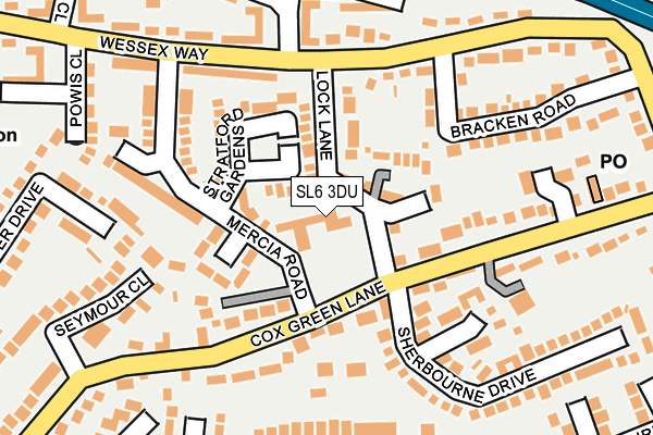SL6 3DU map - OS OpenMap – Local (Ordnance Survey)