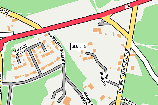 SL6 3FG map - OS OpenMap – Local (Ordnance Survey)