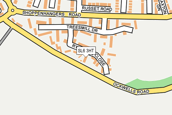 SL6 3HT map - OS OpenMap – Local (Ordnance Survey)