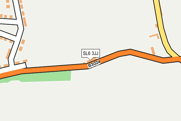 SL6 3JJ map - OS OpenMap – Local (Ordnance Survey)