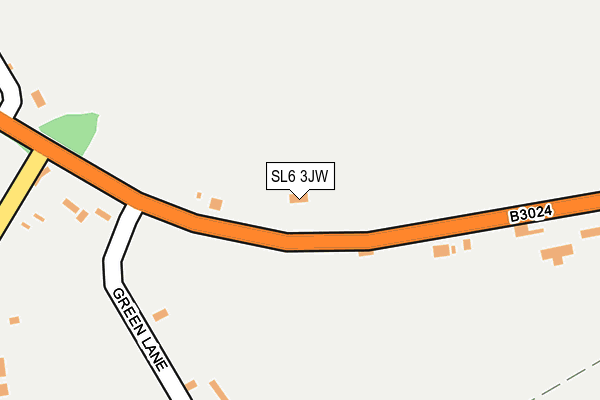 SL6 3JW map - OS OpenMap – Local (Ordnance Survey)