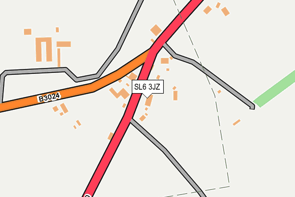 SL6 3JZ map - OS OpenMap – Local (Ordnance Survey)