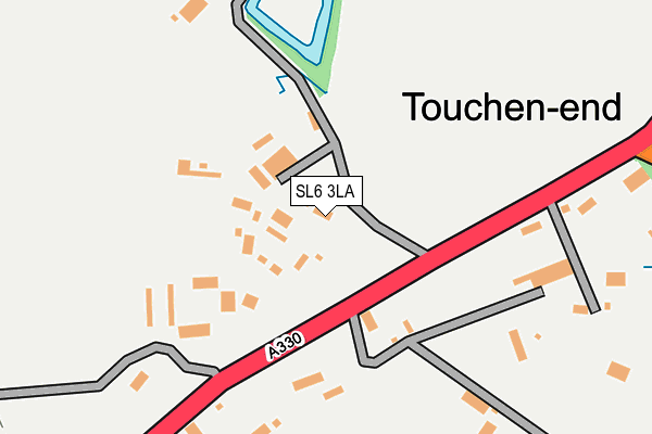 SL6 3LA map - OS OpenMap – Local (Ordnance Survey)