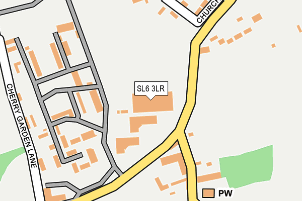 SL6 3LR map - OS OpenMap – Local (Ordnance Survey)