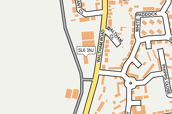 SL6 3NJ map - OS OpenMap – Local (Ordnance Survey)