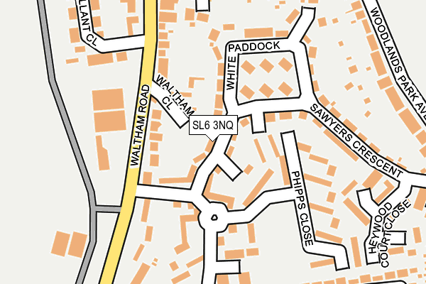 SL6 3NQ map - OS OpenMap – Local (Ordnance Survey)