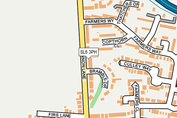 SL6 3PH map - OS OpenMap – Local (Ordnance Survey)