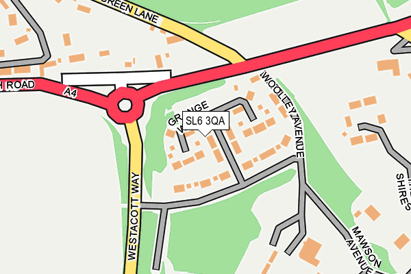 SL6 3QA map - OS OpenMap – Local (Ordnance Survey)