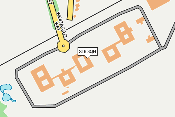 SL6 3QH map - OS OpenMap – Local (Ordnance Survey)